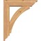Ekena Millwork Thorton Traditional Smooth Bracket w/ Offset Brace, Western Red Cedar, 5 1/2"W x 20"D x 24"H BKT0604X20X24THR01SWR - alternate 3